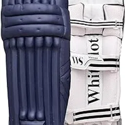 Whitedot PU Dot 2.1 Cricket Batting Pad, Navy Blue (Youth Left Hand) | Ideal for Training and Matches, Stylish Cricket Equipment for Aspiring Cricketers | image 1