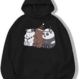 absolute defense Panda Cute Hoodie Sweatshirt Anime Girl Women Causal Stylish Latest Black Lavender Beige Peach White Maroon-picture-10