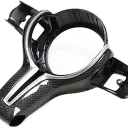 Compatible with BMW 1 2 4 Series 3 Series F30 F34 5 Series F10 6 Series F06 F12 7 Series F02 X1 F48 X3 F25 X4 F26 X5 F15 X6 F16 M Sports Steering Wheel Trim Carbon F CC-2690-picture-24