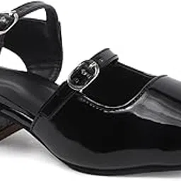 Aviva style Women Mary Jane Block Heel Sandals | Trendy Double Strap Buckle Heels-picture-40