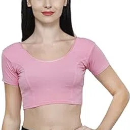 vami Women's Cotton Solid 3/4 Sleeve Regular Blouse image 1