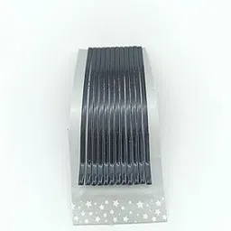 Strong Simple Hairpins Black Alloy Hair Clip Bobby Pin Hair Accessories Headwear Ball Tip Bob Pins for Women - Large (Pack of 12)-picture-37