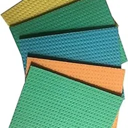 Tidy Home Cellulose Cleaning Sponge for Home & Kitchen - Pack of Multicolour Wipes-image-83