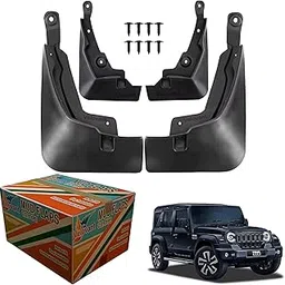 Velovant Car Mud Flap for Thar Roxx 2024 Heavy Duty Splash Mud Guards OEM Type Set of 4 Black-picture-12