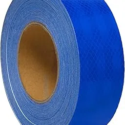 Laps of Luxury® 50.8 mm (2 Inches) Reflective Tape - 3.65 Meter (12 Ft.) Fluorescent Blue Color Strip-picture-22