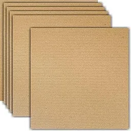 TOWNBUS 5 ply Corrugated Flat Cardboard sheets for DIY projects, Packing, Mailing, Arts & Crafts work, Packaging Inserts, Dividers |kraft - crafts brown (12 x 12 inch) - 5 Nos-picture-16