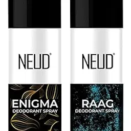 NEUD Enigma & Raag Unisex Deodorant Body Spray Combo - Set of 2 x 50ml Each, Perfume for Men & Women, Deo Gift Set, Fresh & Long Lasting Aroma, No Gas Deodorant-image-67