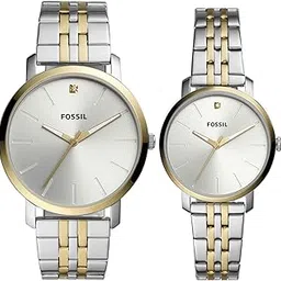 fossil Lux Luther Analog Silver Dial Unisex's Watch-BQ2467SET-picture-13