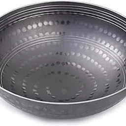 PTR Pure Iron Without Handle Deep Frying Kadai - India's First Kadhai with Smooth Edges, Best Frying Pan Wok, Heavy Base Handmade Hammered Matthar Metal Spoon Friendly Dishwasher Safe - 500 ML-picture-23