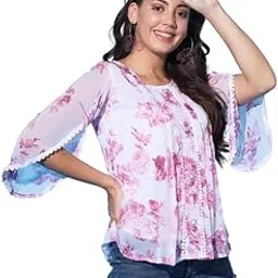 Pushbela Women's Trending Crop Top | New Summer & Office Wear | Stylish, Comfortable & Branded Casual Top-picture-15