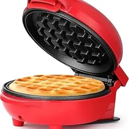 Redvant Waffles Maker Machine For Home, 3-in-1 Electric Waffle Iron with Non-Stick, Dual Side Plate, Pancake Maker for Individual Belgian Waffles - 4 Inch - 350Watts-picture-56
