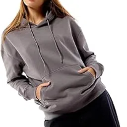 bewakoof Women's Fleece Oversized Fit Hoodies | Hoodie for Women Winter Wear-picture-19