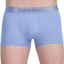 calvin klein underwear Mens Blue Solid Trunk-picture-43