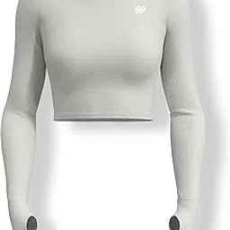 Sfytt Women Workout Crop Top Athletic Yoga Long Sleeve Fitness Tight Tee Gym Cropped Tank Tops-image-3