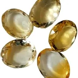 Natural Citrine at Wholesale Lot (Rs 75/Carat) Fine Quality Faceted Oval Shape सुनहला Loose Gemstone for Reselling Jewellers Crystal Healing Astrological Dhanu Rashi Sagittarius Zodiac Sign-image-13