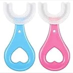 Kids U-Shaped Toothbrush with Soft Bristles, 360-Degree Cleaning-picture-36