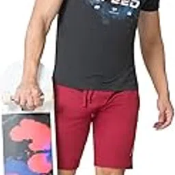 Van Heusen Men Active Sports Swift Dry Knit Shorts - High Stretch, Mesh Panel-picture-67