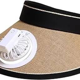 SECRET DESIRE Fan Cooling Baseball Cap Summer USB Charging Fan Cap for Golf Outdoor Garden Khaki-image-7