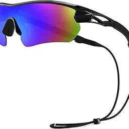 karsaer Polarized TR90 Sports Cycling Sunglasses BMX, Running Golf Baseball image 1