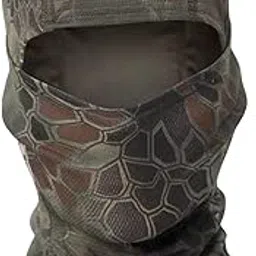 CALANDIS Cold Weather Balaclava Ski Cover Bandana Face Warm Cover for Hiking Snowmobile Dark Green Pattern-picture-19