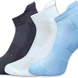 R Kant Bamboo Fibre Socks | Ankle length for Men & Women | Super Soft | Sports | Gym | Casual | Anti Odour | Breathable Mash | Cushion Socks Pack of 3 Pairs-picture-35