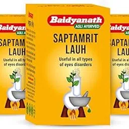 Baidyanath Saptamrit Lauh – Ayurvedic Herbal Tablets for Eye, Ear, Nose & Throat Wellness | Supports Hair Pigmentation & General Energy Boost| 40 Tablets Pack of 3-picture-27