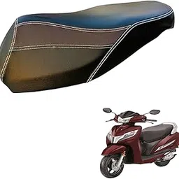 GadiParts Scooty Waterproof Leather Durable Seat Cover/Seatcover Protect from Rust&Dust Black&Brown for Activa 125 BS6-picture-20