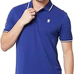 giordano Men's Slim Fit Solid Polo Collar Short Sleeves Regular Length Button Closure Cotton Polo T-Shirt-picture-11