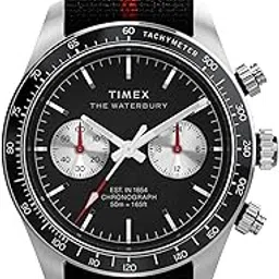 timex Waterbury Heritage Black Round Dial Analog Men's Watch - TW2Y38900UJ-picture-20