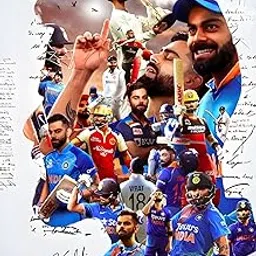 Moment Prints Virat Kohli Poster - Heavy-Weight 300 Gsm, 13X19 Inches|Big Size Cricket Poster For Fans, Virat King Kohli Indian Cricketer Wall Poster For Living Room, Kids Room, Office - Paper-picture-10