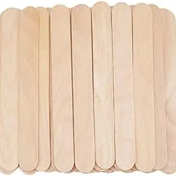 MKSL ® Wooden Professional Wax Large Wide Wax Sticks for women, Wax Spatula Applicator, Body Hair Removal Craft Sticks Applicator Spatula (Pack of 100)-picture-45