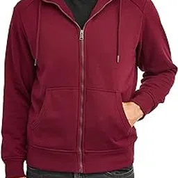 reoutlook- the fashion connect Reoutlook Mens Suede Hoodie Zipper Jacket for Winter Sweater-picture-18