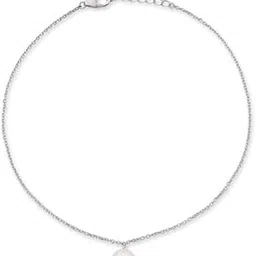 mia by tanishq Shimmer Flex 93 KT Silver Anklet-picture-49