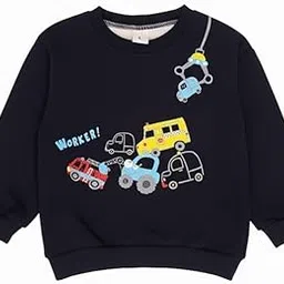 mahi fashion Baby Winter Wear Sweatshirt Sweater,Full Sleeves Round Neck Warm Pullover with Soft Fur for Kids Boys n Girls-picture-23