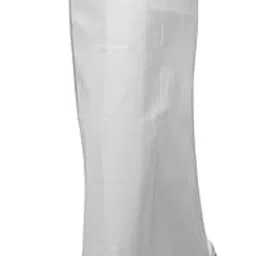 Free Size Adjustable (28 to 44 Inchs) Velcro White Pocket Cotton Dhoti with Silver Zari Border For Men's-image-38