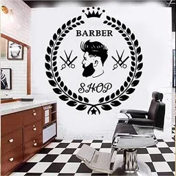 Marvellous Beard Men Stickers for Unisex Salon Wall-picture-14