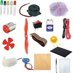 Submersible Pump DC Toy Motor Solar Panel with 9V Battery & Fan Blades DIY Kit-picture-20