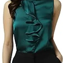 allen solly Women's Solid Regular Fit Blouse-picture-27