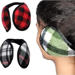 kyna Foldable Ear Covering Warm Muffs Head Wear Ear Protection Cover/Ear Warmer Winter Outdoor Accessories For Boys And Girls Combo Of 2 Pieces (Colours May Be Vary)-picture-55