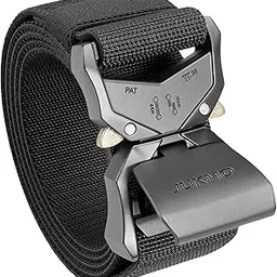 jukmo Tactical Belt, Military Style Rigger 1.5 Inches Nylon Webbing Belt with Heavy-Duty Quick-Release Buckle-picture-40
