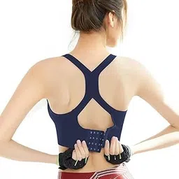 fshway Cotton Women's Sports Bras, Gym Wear, and High-Impact Padded Sports Bras-picture-47