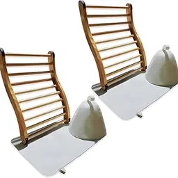 NUIBY Non-Toxic Cedar Sauna Backrest for Barrel or Infrared Sauna, with Felt Sauna Hat and Seat Pad, Anti-Slip Sauna Accessory(2 Packs)-picture-27