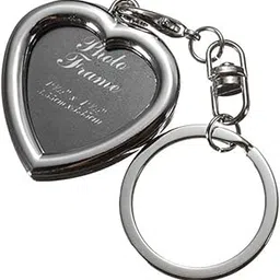 oras Valentine Heart Shape Photoframe Keychain (Silver)-picture-29
