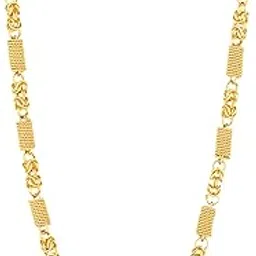 Chain for Men Boys Husband gents boyfriend Stylish golden Chain 1 one gram gold Neck Chain for Men Stainless Steel Chains for boys Jewellery Birthday Gift Anniversary fashion necklace-163-image-29