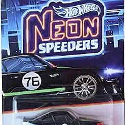 Hot Wheels Porsche 934 Turbo RSR, Neon Speeders 6/8 [Black]-picture-27