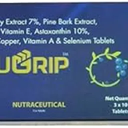 Macugrip Eye Health Supplement, Vitamin C, Bilberry Extract, Lutein, Astaxanthin, 30 Tablets-picture-47
