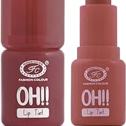 Fashion Colour Oh Lip Tint | Velvet Touch Hydra Lips | 10hrs of Hydration | Non-Sticky Formula | Tinted Lip Balm | Shade- (Chocolate, 3.8g)-image-6