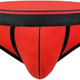 Mens 100% Cotton Low Rise Briefs Underwear Bikini 2XL Orange|Clothing Shoes & Accessories | Mens Clothing | Underwear-image-3