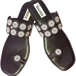 mana wear your passion Women's Casual Flat Slippers | Soft Raksin Bow Sandals | Durable PVC Rubber Sole Footwear-picture-22