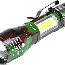 Care 4 Zoom Torch Portable USB Rechargeable Flashlight with 3 Modes Torch (Multicolor, 11 Cm, Rechargeable)-image-77